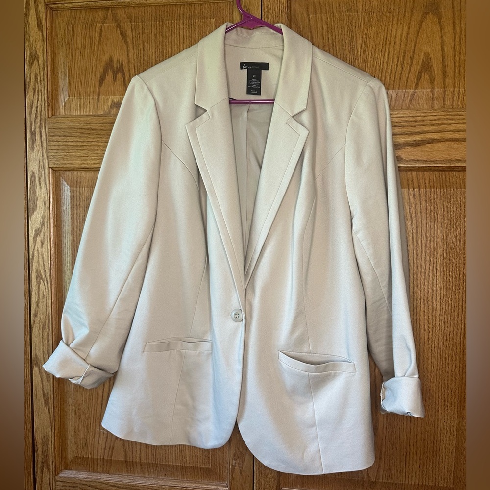 Lane Bryant Tan Jacket